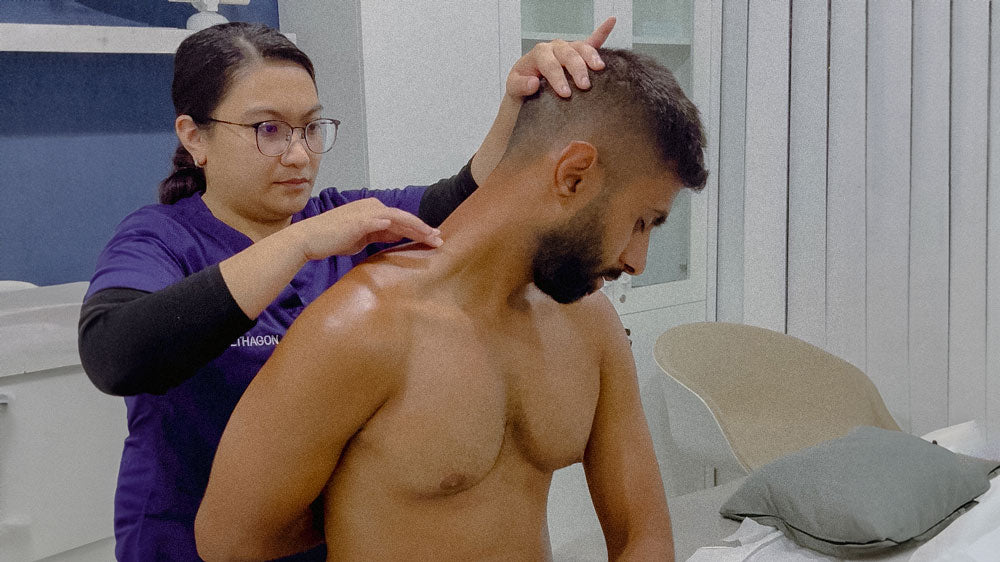 Dry needling therapy at Healthagon Dubai