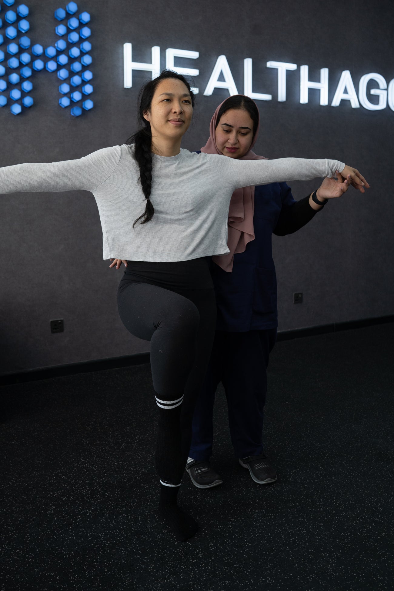 Sports recovery session at Healthagon